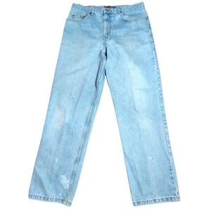 ROUTE 66 Regular Fit Light‎ Wash Denim Jeans Men Waist 16.75 Inseam 29.5 In